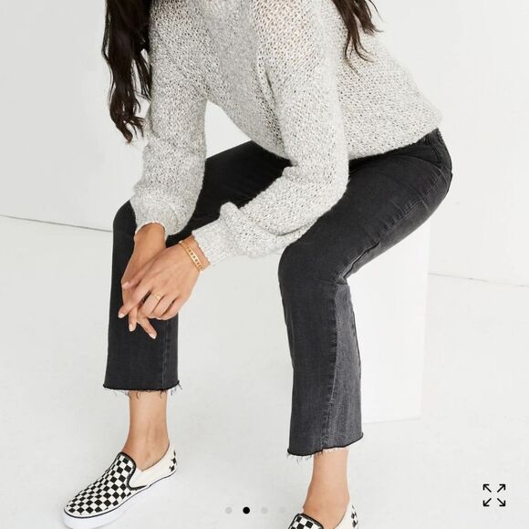 Madewell Cali Demi-Boot Jeans in Hollindale Wash: Gusset Edition size 25 - Picture 1 of 15